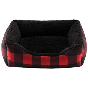 Buffalo Plaid Dog Bed