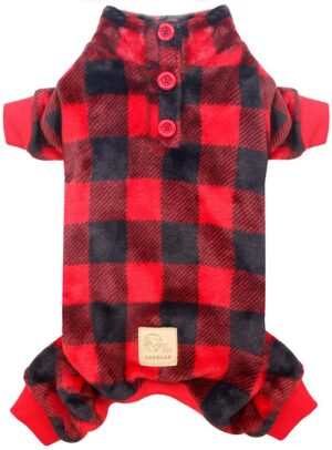 Buffalo Plaid Dog Pajamas