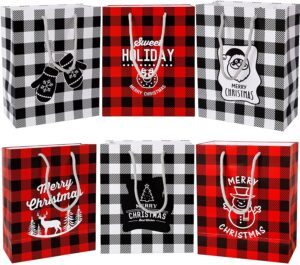 Buffalo Plaid Gift Bags