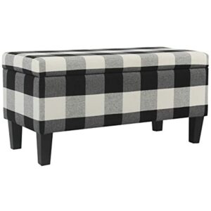 Buffalo Plaid Ottoman