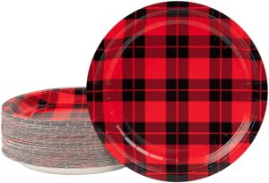 Buffalo Plaid Plates