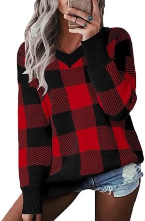 Buffalo Plaid Sweater