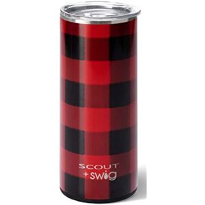 Buffalo Plaid Tumbler