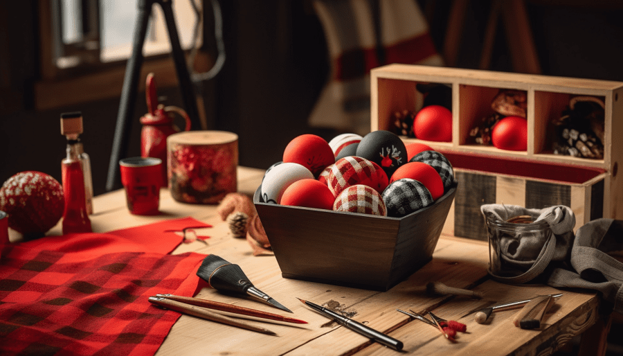 how to decorate christmas ornament balls