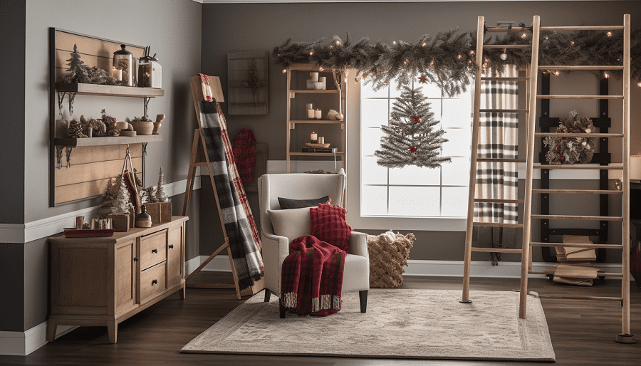 how to display christmas ornaments without a tree