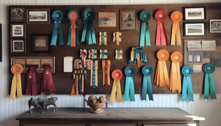 how to display ribbons
