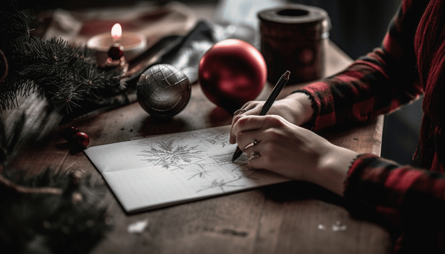 how to draw christmas ornaments