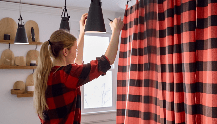 how to hang curtains without a rod