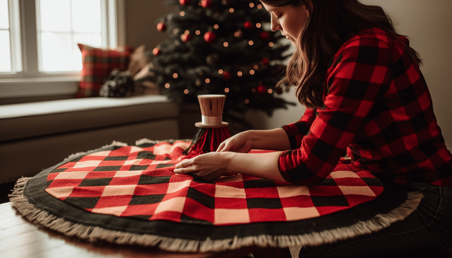 how to sew a tree skirt